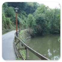 Camino auf alter Bahntrasse